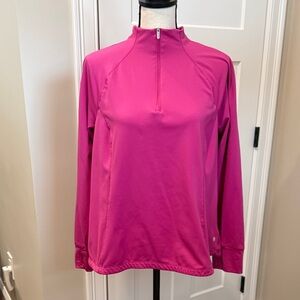 Apana Women's Fuchsia Quarter-Zip Sweatshirt